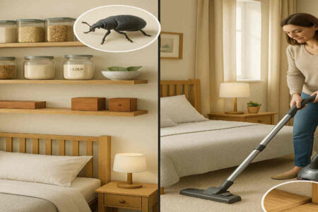 how to get rid of weevils in my house bedroom