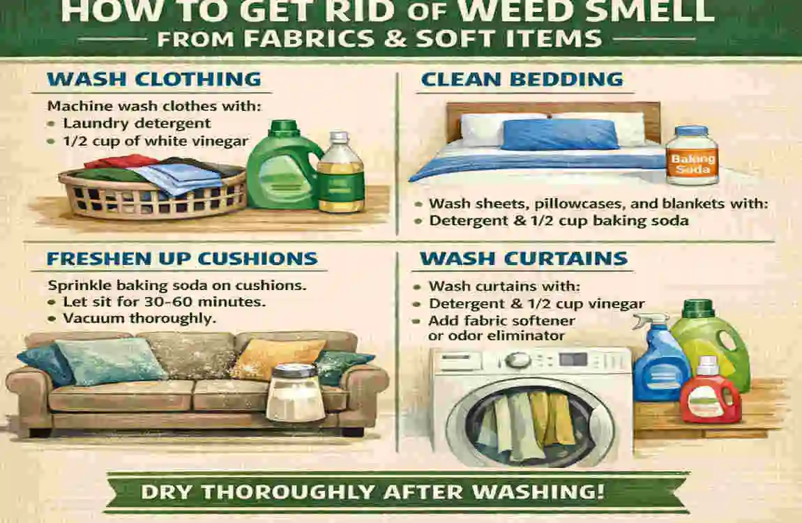 how to get rid of weed smell in house