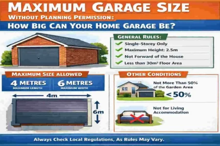 Max Garage Size: No UK Planning