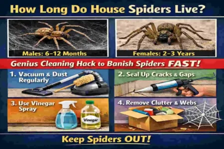 How Long Do House Spiders Live? Genius Cleaning Hack to Banish Them from Your Home Fast