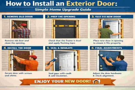How to Install an Exterior Door: Simple Home Upgrade Guide