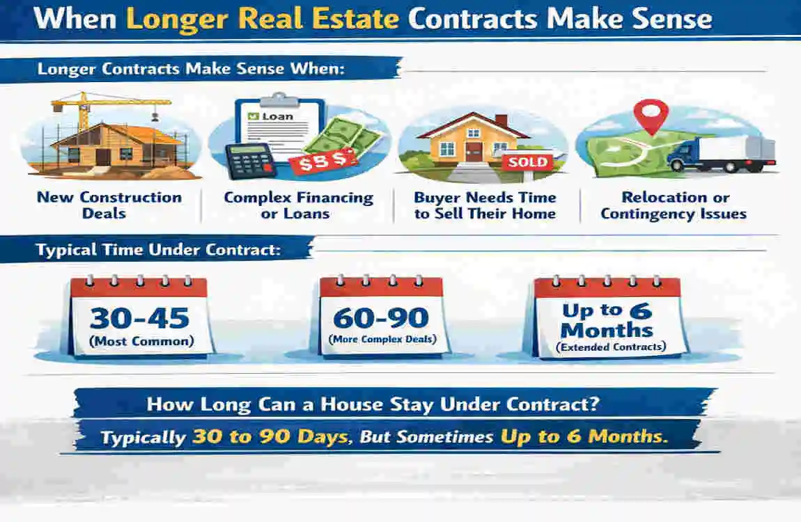 how long can a house be under contract
