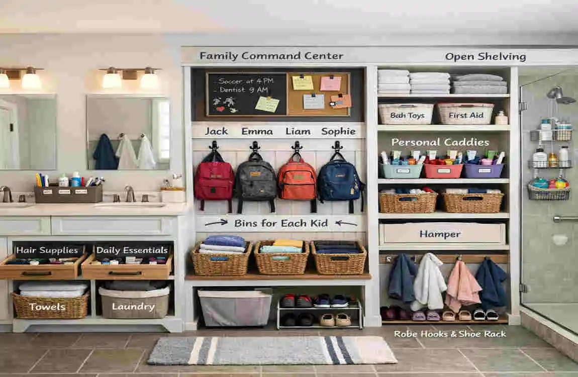 can a family of 6 live in a 3 bedroom house