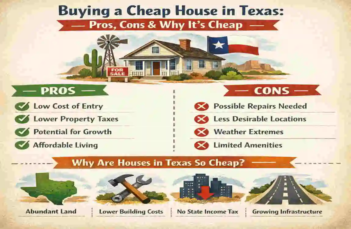why are houses in texas so cheap