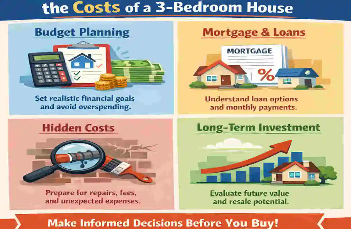 how much is a three bedroom house