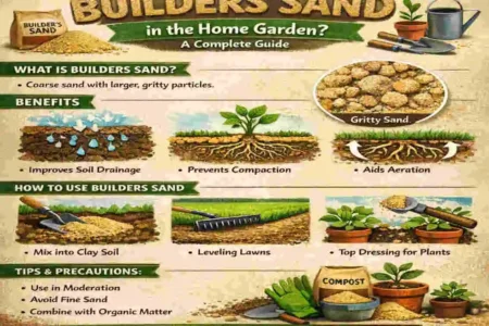 can you use builders sand in the home garden