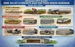 Ultimate DIY Guide: How to Lay a Concrete Base for Your House Garage Step-by-Step
