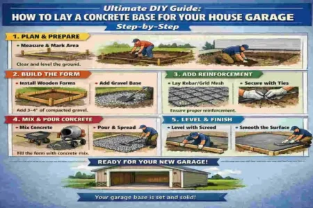 Ultimate DIY Guide: How to Lay a Concrete Base for Your House Garage Step-by-Step