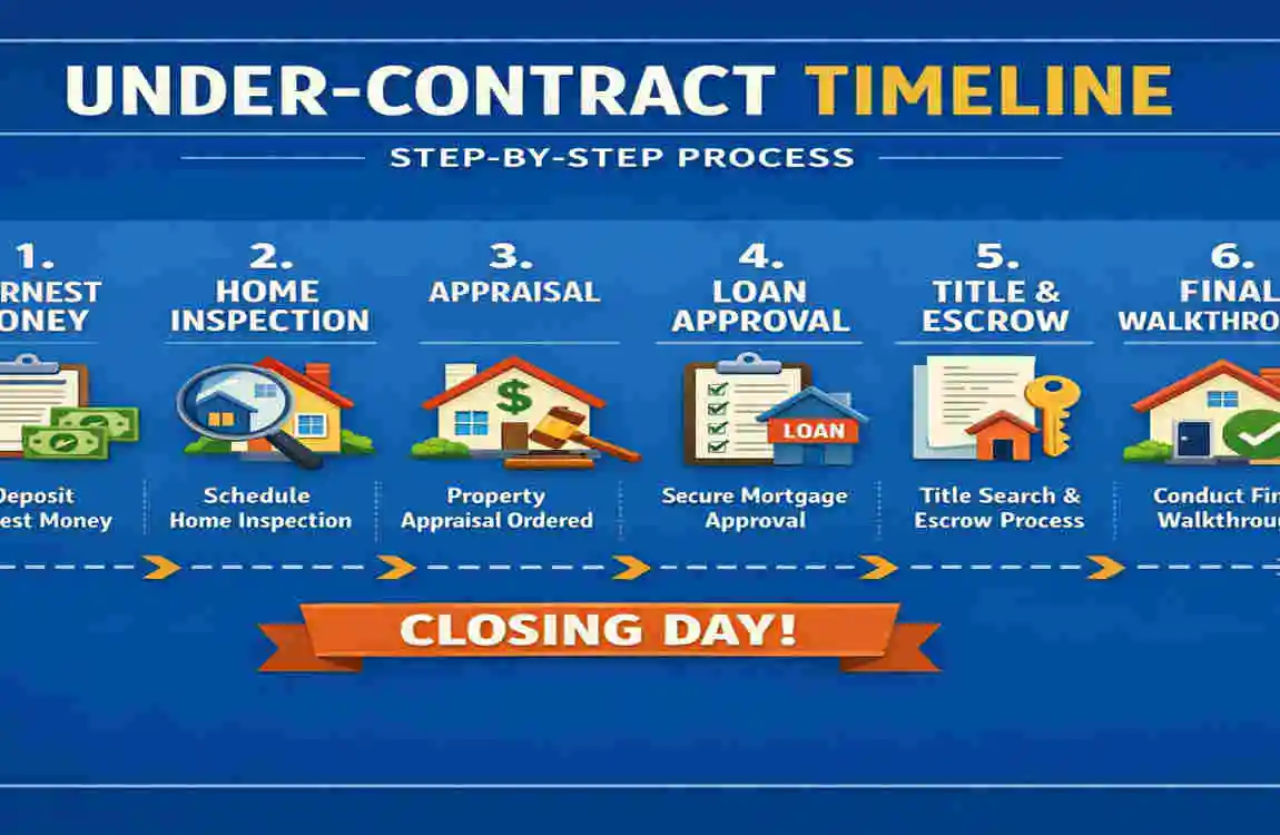 how long can a house be under contract