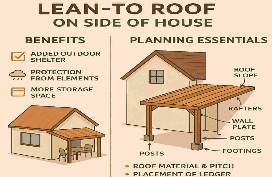 How to Build a Lean-To Roof on Side of House: Complete DIY Guide to Framing, Materials & Pitch