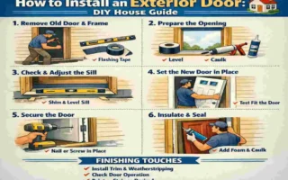 how to install an exterior door