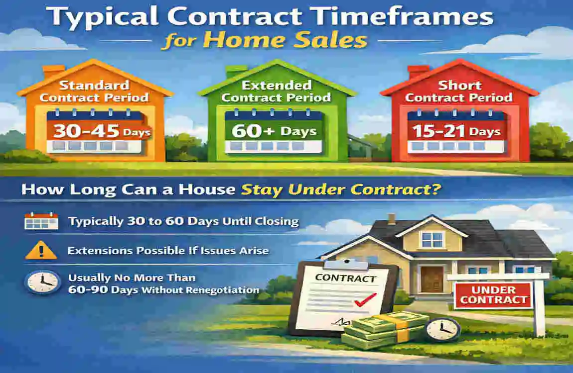 how long can a house be under contract