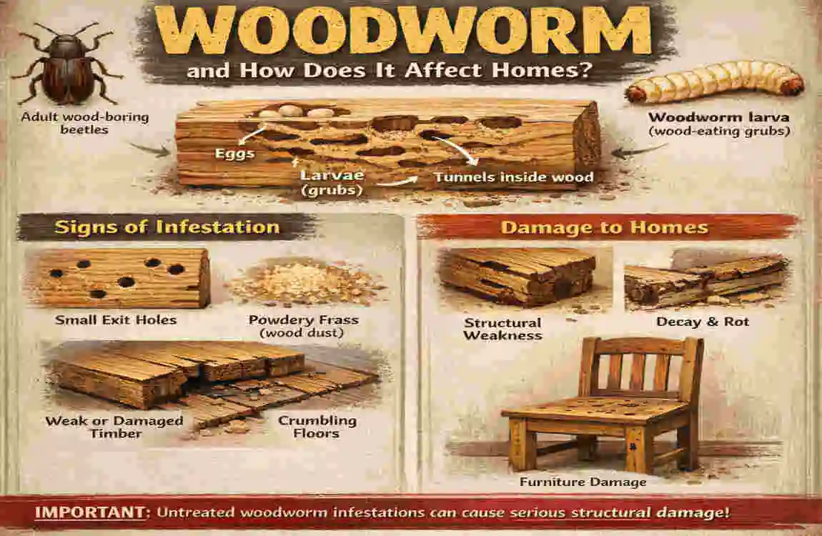is woodworm covered by house insurance