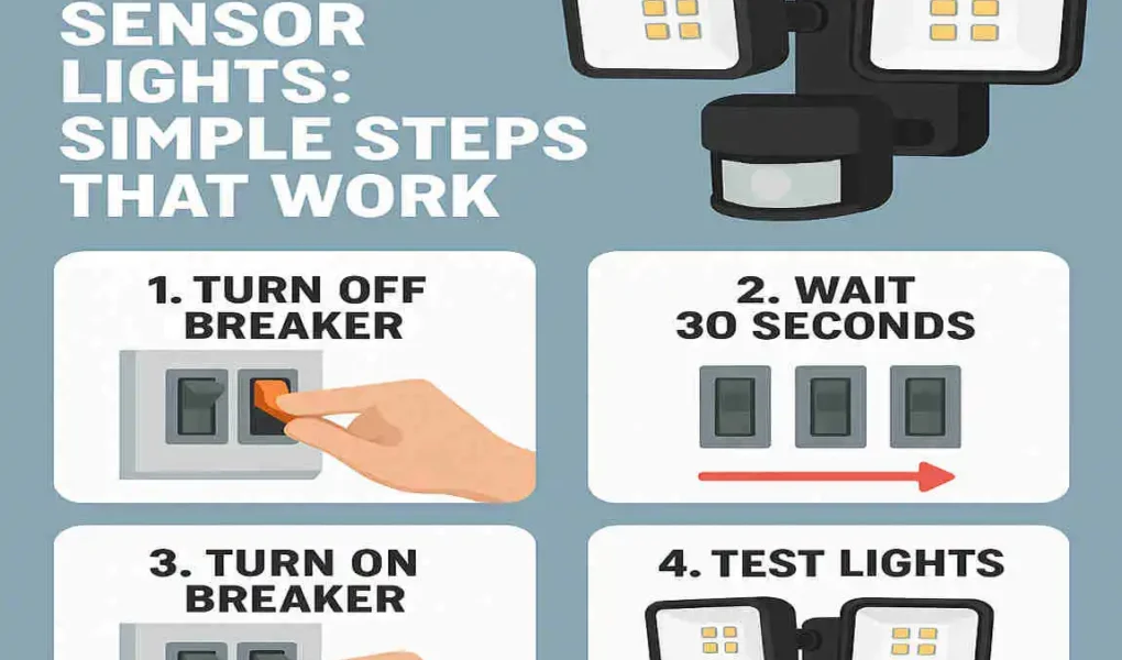 Reset Stuck Outdoor Home LED Sensor Lights: Simple Steps That Work