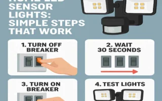 Reset Stuck Outdoor Home LED Sensor Lights: Simple Steps That Work