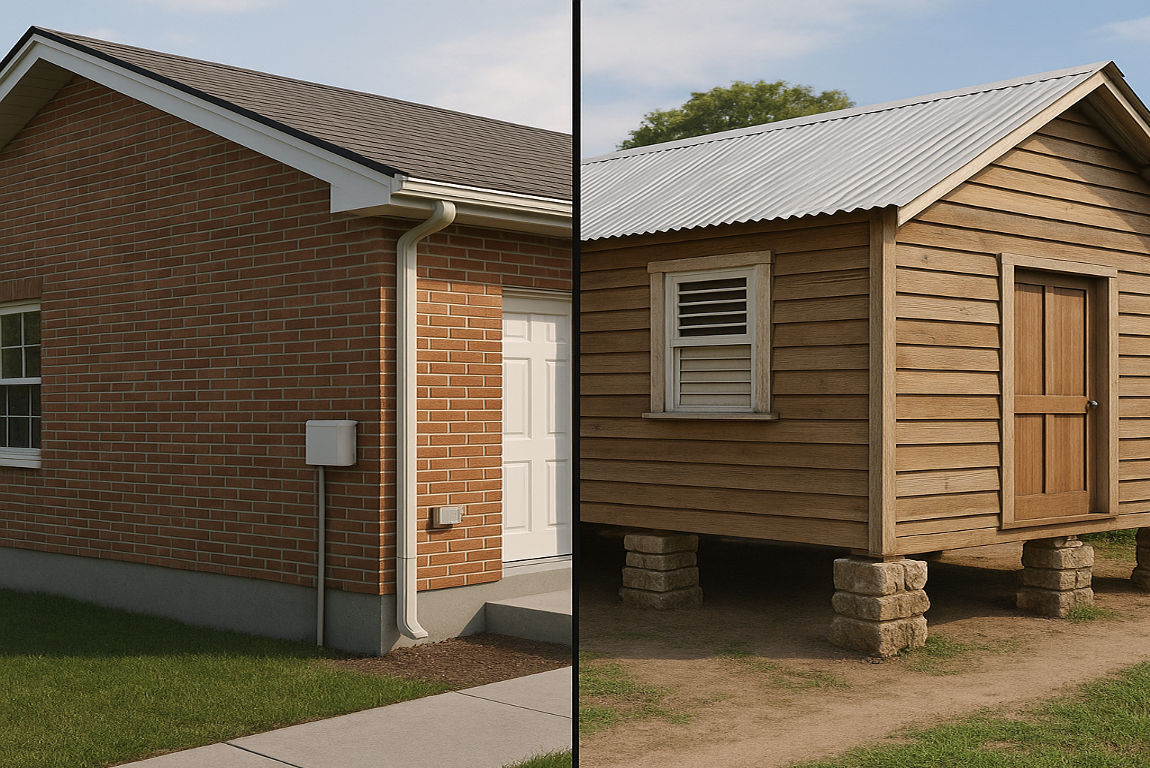 What is the difference between a chattel and a house?