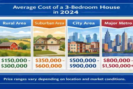 how much is a three bedroom house