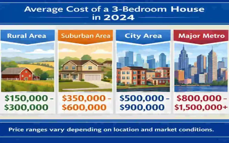 how much is a three bedroom house