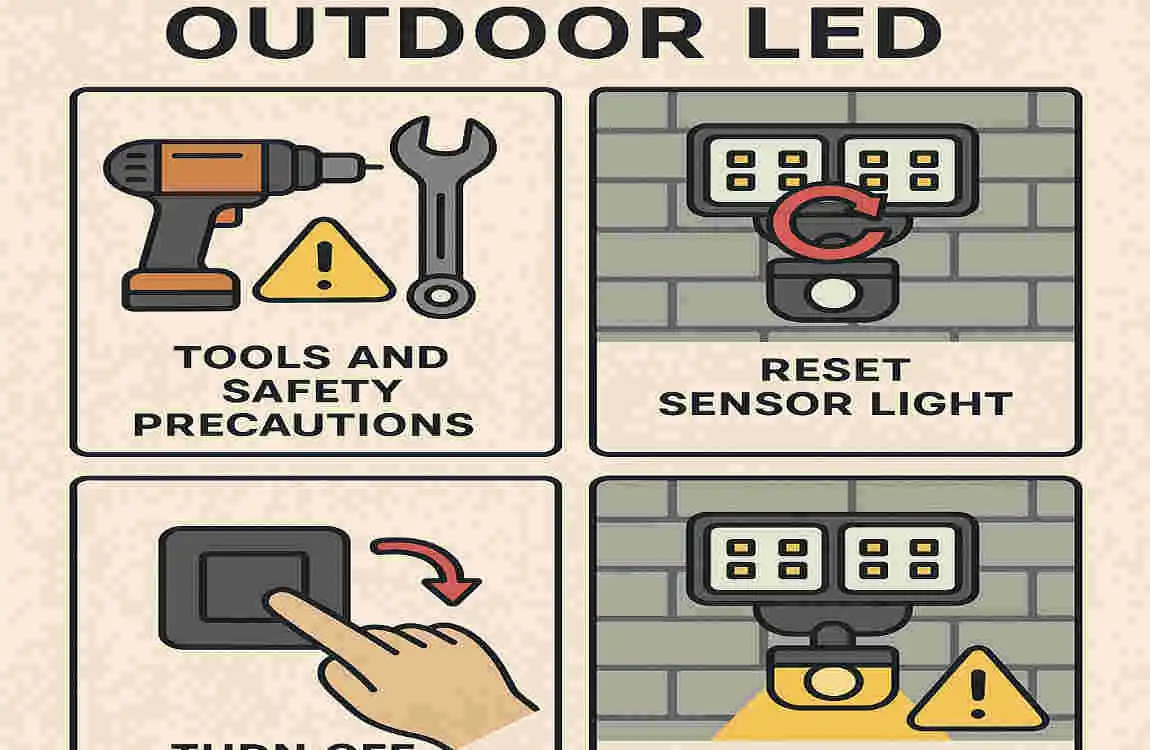 Reset Stuck Outdoor Home LED Sensor Lights: Simple Steps That Work