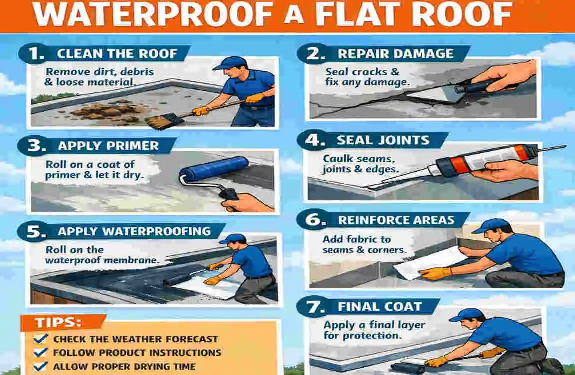 How to Waterproof Your Flat Roof: