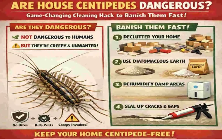 Are House Centipedes Dangerous? Game-Changing Cleaning Hack to Banish Them Fast