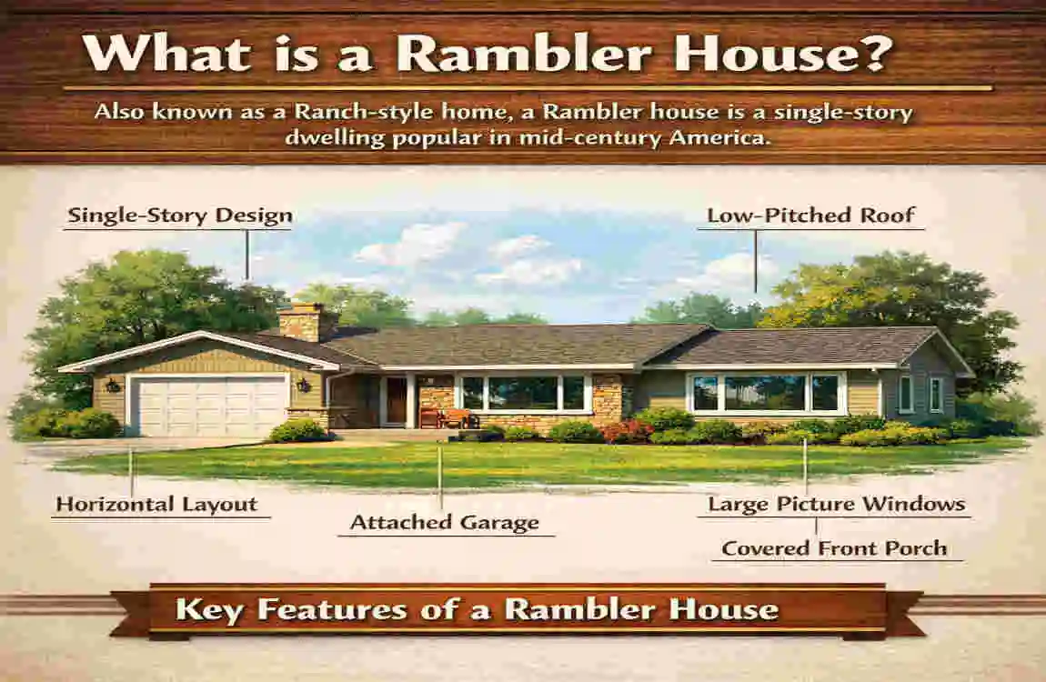 what is a rambler house