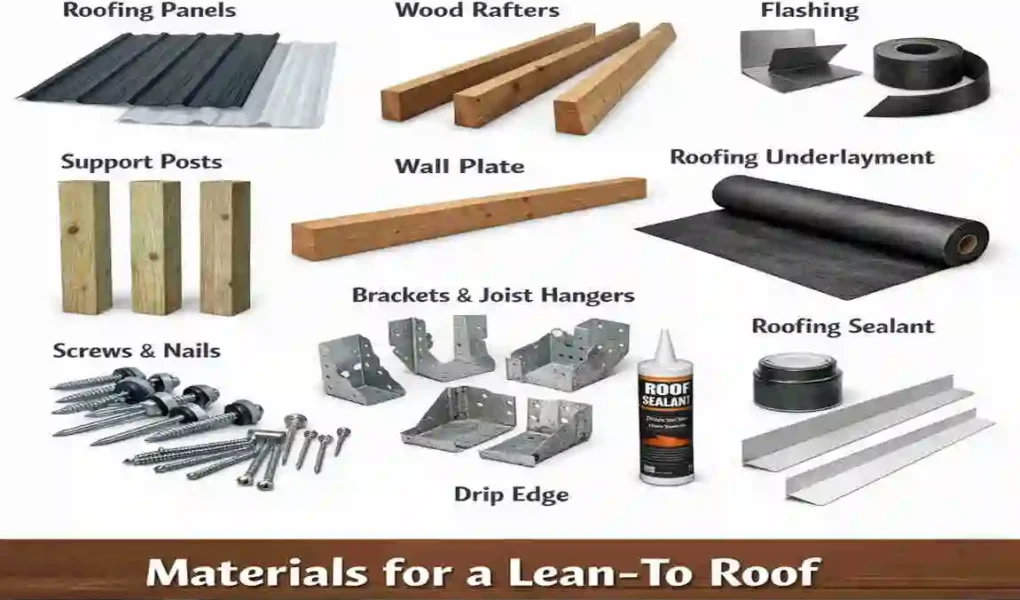how to build a lean-to roof on side of house