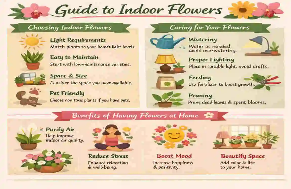 what are the benefits of having flowers in the house