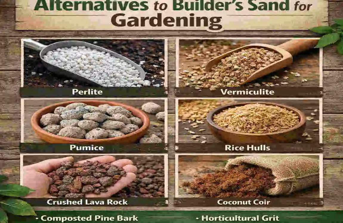 can you use builders sand in the home garden
