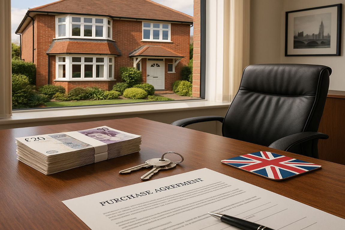 can you buy a house with cash uk