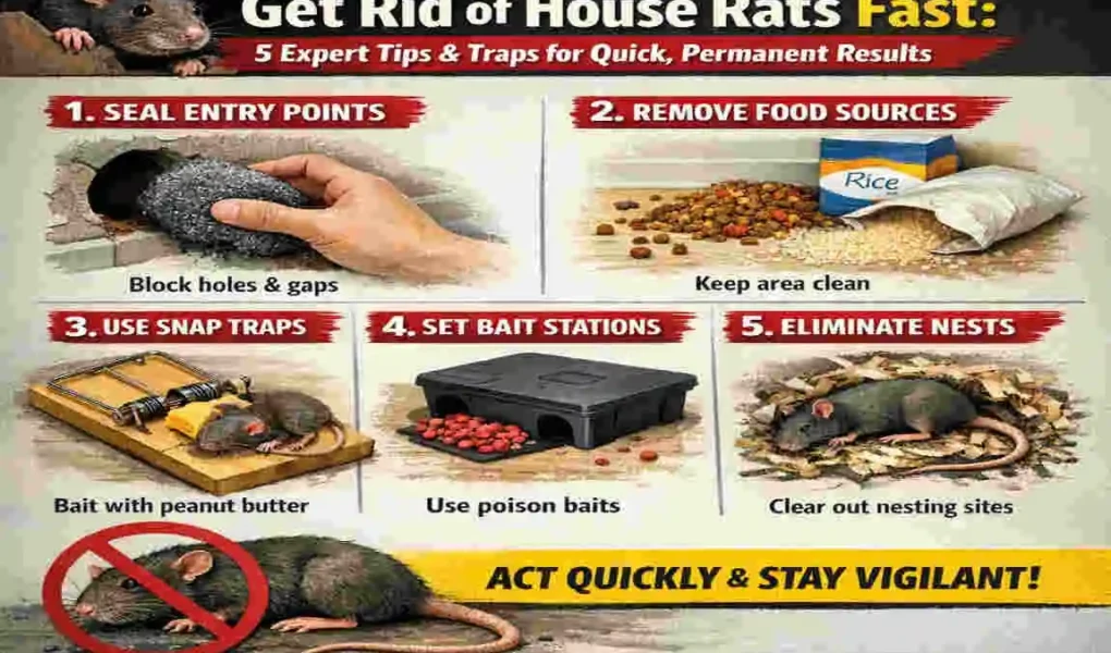 Get Rid of House Rats Fast: 5 Expert Tips & Traps for Quick, Permanent Results
