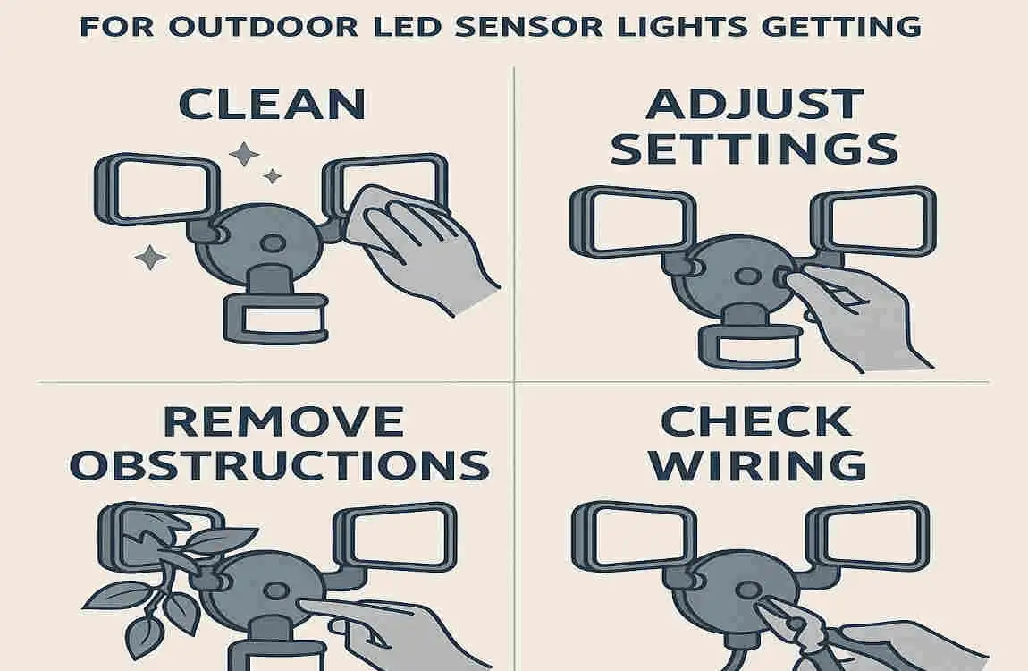 Reset Stuck Outdoor Home LED Sensor Lights: Simple Steps That Work