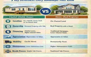 What is the difference between a chattel and a house?
