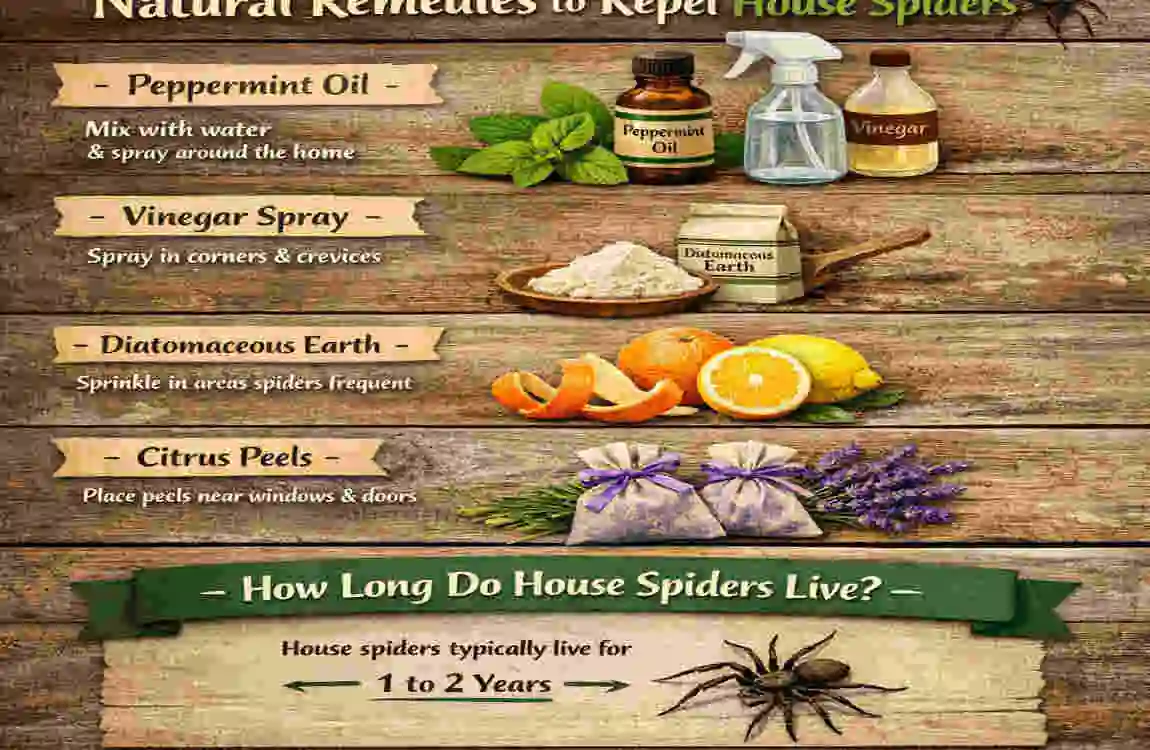 how long do house spiders live