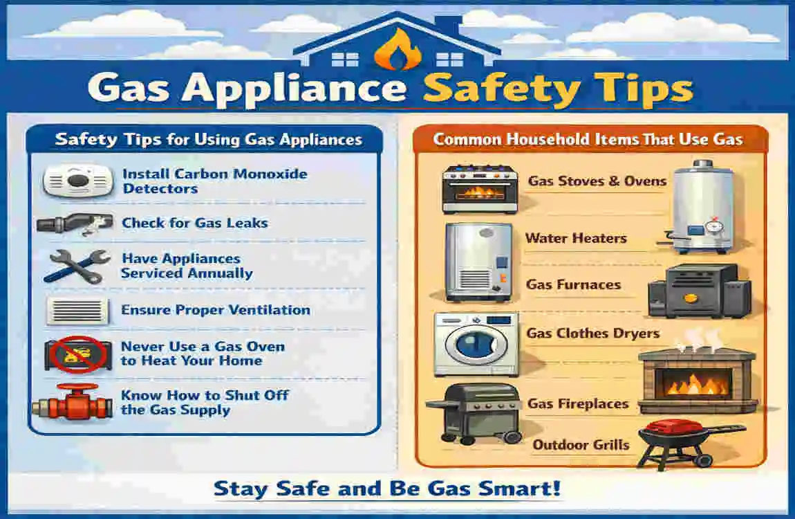 what uses gas in a house