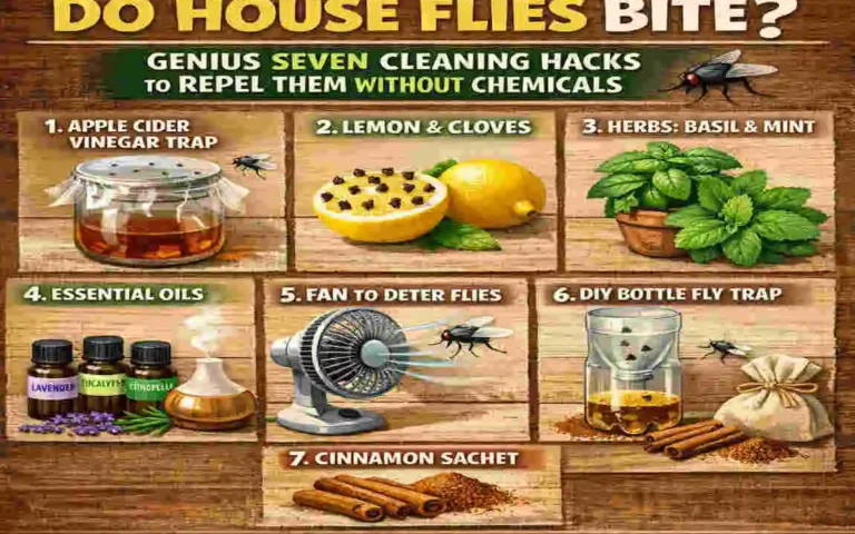 Do House Flies Bite? Genius Cleaning Hack to Repel Them Without Chemicals