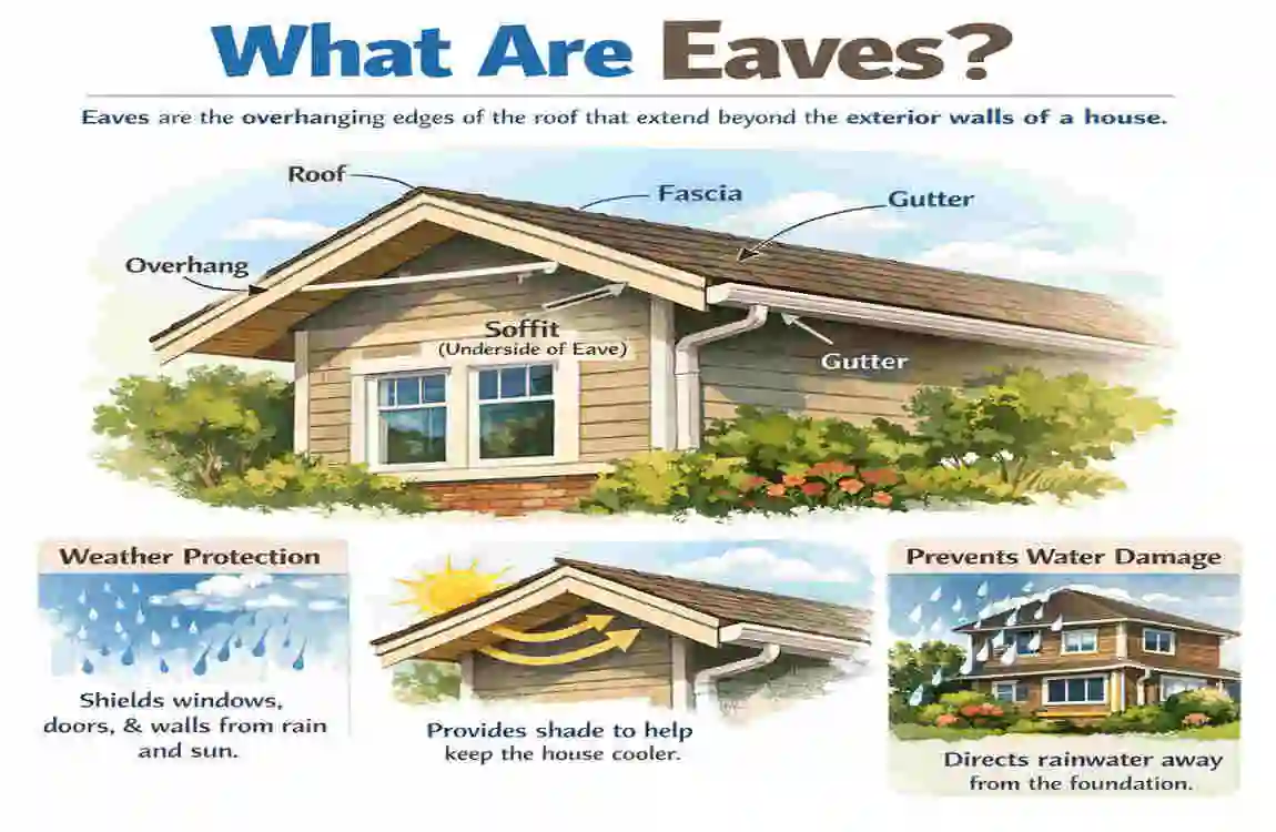what are eaves on a house