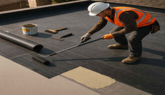 how to waterproof flat roof