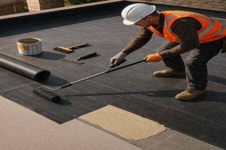 how to waterproof flat roof