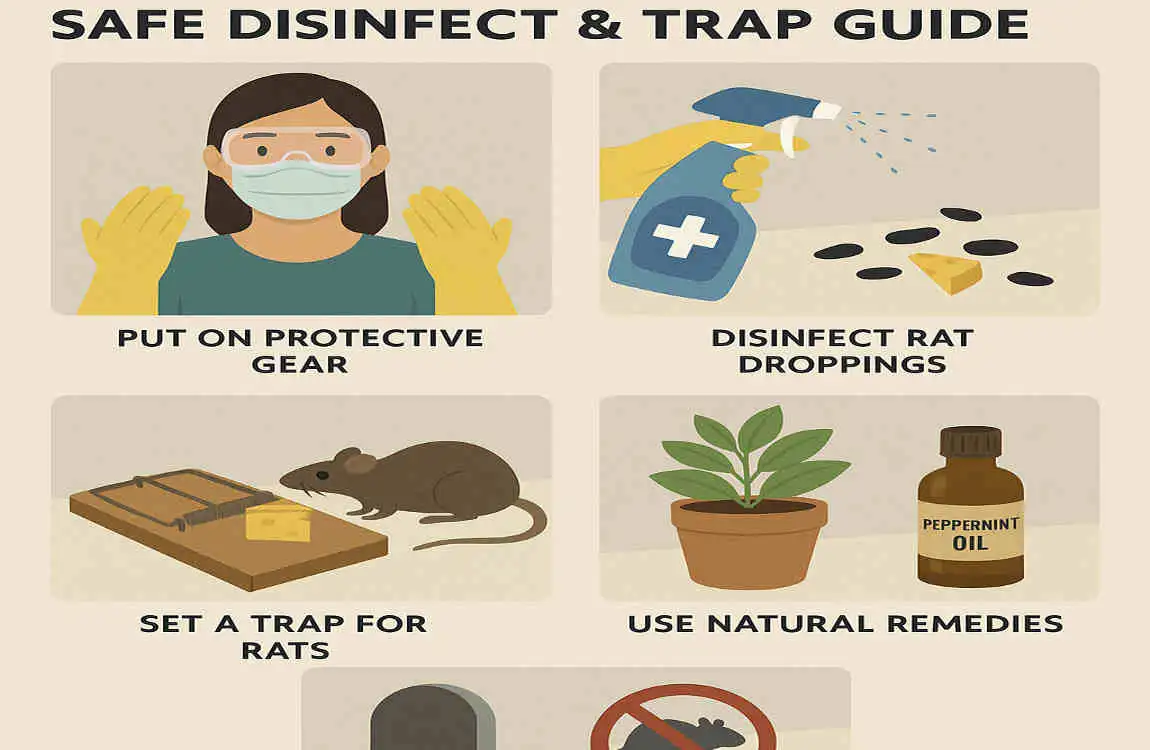 How to Get Rid of Rats in the House While Cleaning Quickly: Safe Disinfect & Trap Guide