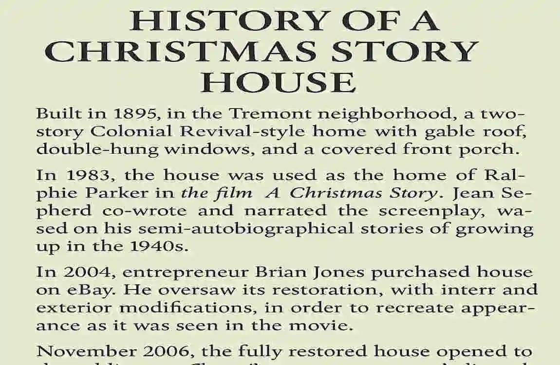 Discover A Christmas Story House: Ralphie's Real Cleveland Home & Holiday Tours