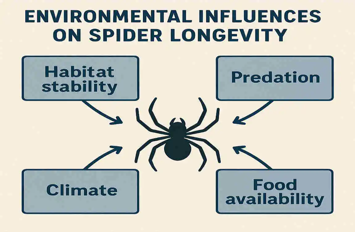 how long do house spiders live 