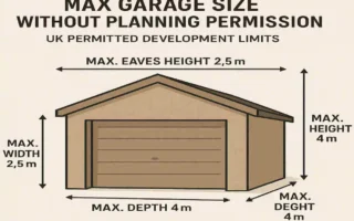 Max Garage Size Without Planning Permission: UK Permitted Development Limits