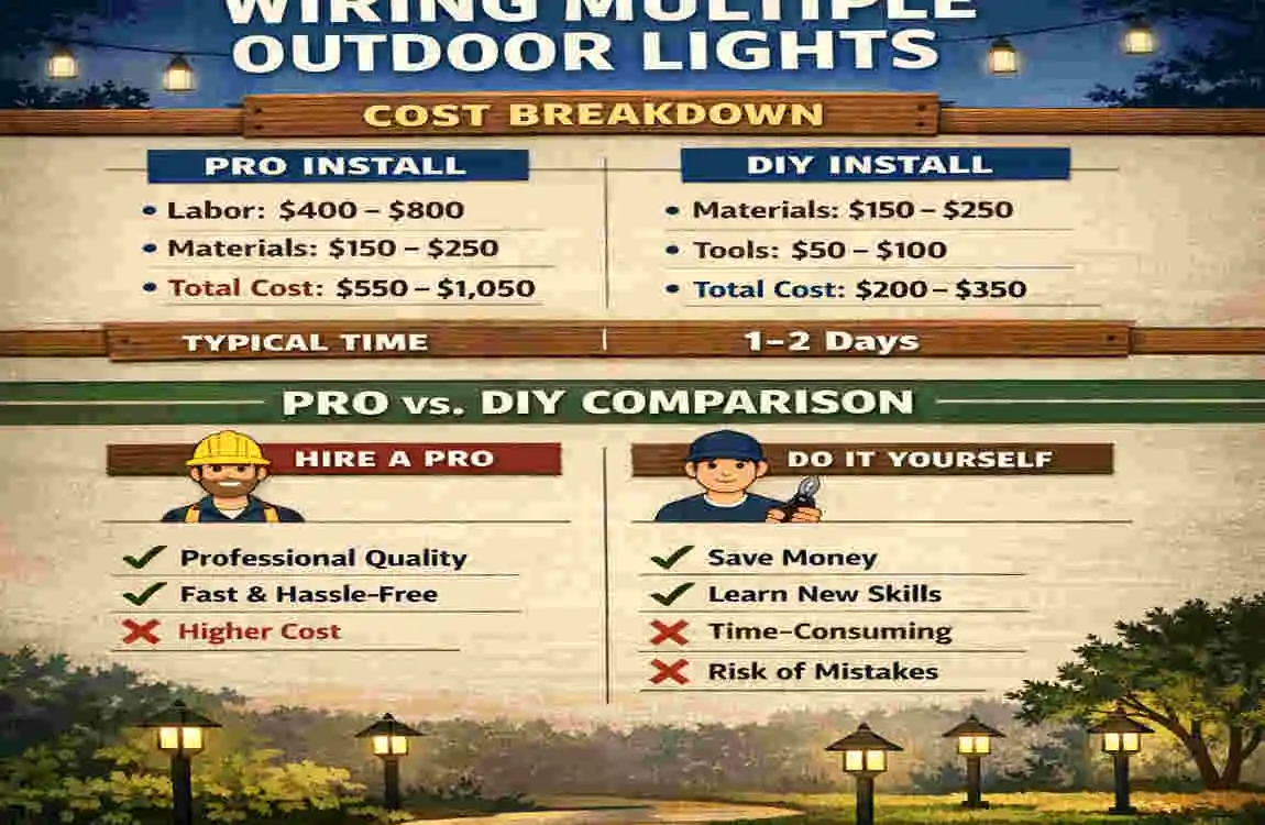 How to Wire Multiple Outdoor Lights for Your Home: Easy Guide