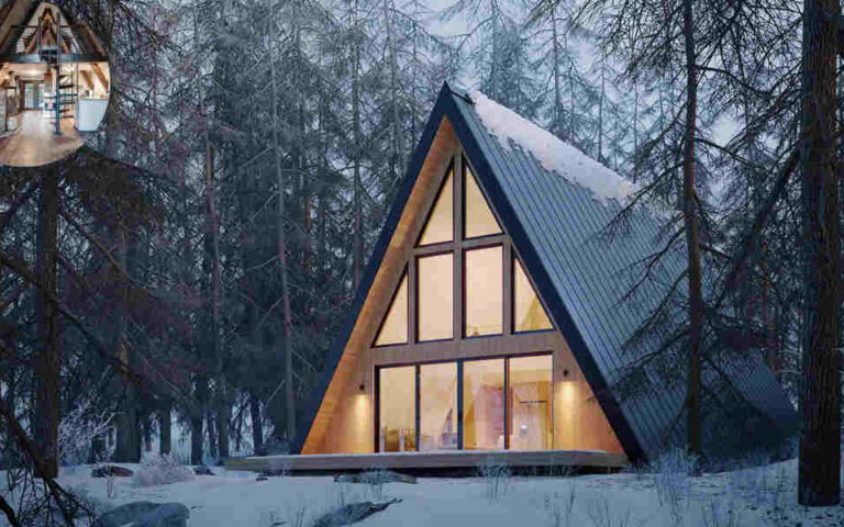 a frame house