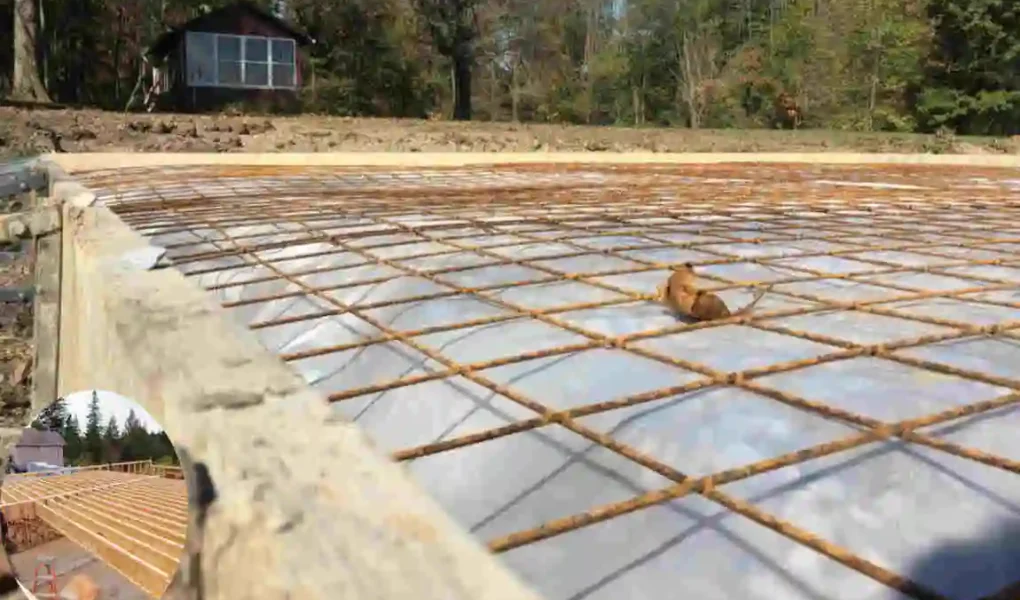 how to lay a concrete base for a house garage