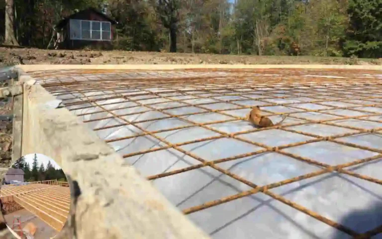 how to lay a concrete base for a house garage