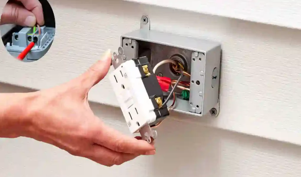 how to fit outdoor socket