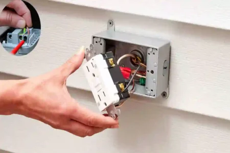how to fit outdoor socket