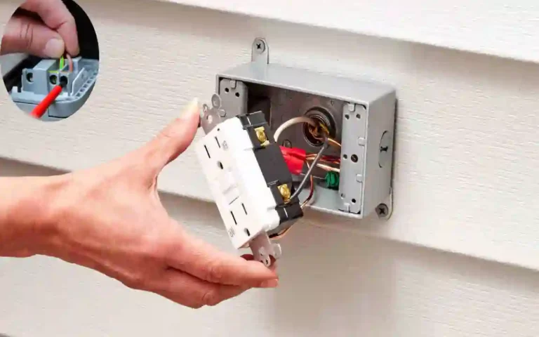 how to fit outdoor socket